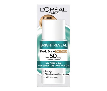 'L''Oréal Bright Reveal Niacinamida Fluido Diario Spf50 Medio 50ml'