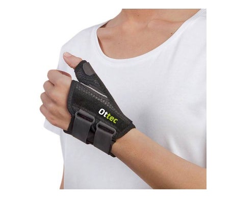 Ottec Muñequera Pulgar Emo MQ505 Derecha Negra S 1ud