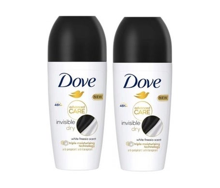 Dove Invisible Dry Advanced Care Desodorante Roll-On 2x100ml