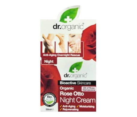 Dr. Organic Rose Otto Crema de Noche 50ml