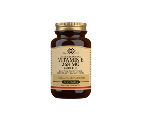 Solgar Vitamina E 400 UI 268 mg 50 perlas