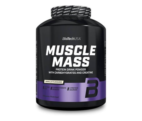 BioTech USA Muscle Mass Vainilla 4000g | Natural Doctor