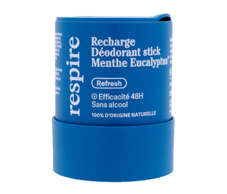 Respire Recarga Desodorante Stick Menta Eucalipto 48h 50 g