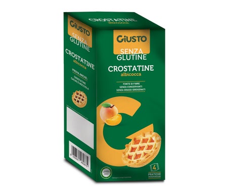 Giusto Tarta de Albaricoque Ecológica Sin Gluten 4x45g