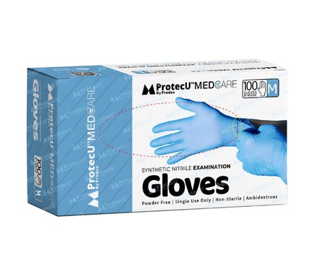Protecu Medcare Nitrile Gloves M 100 pieces
