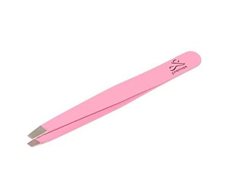 Premax Pinza Inox Rosa Punta Oblicua 9cm 1ud