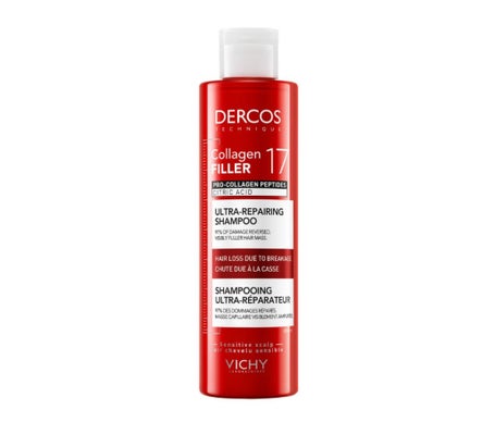Vichy Dercos Collagen Filler 17 Champú Ultra-Reparador 200 ml