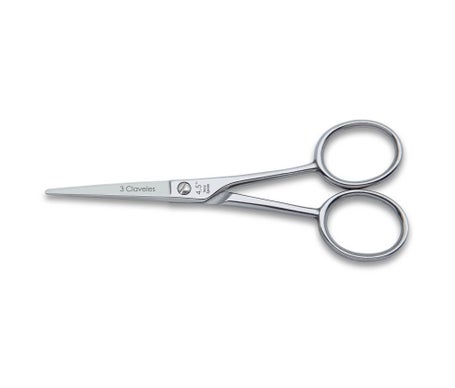 '3 Claveles tijera bigote recta 4.5'''' 11cm 1ud'