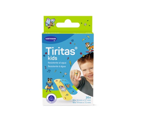 Tiritas® Kids apósito adhesivo 2 tamaños 20 unidades