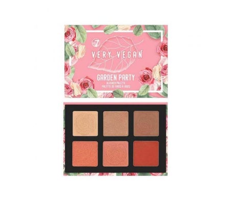 W7 Very Vegan Garden Party Blooming Blusher Palette 15g