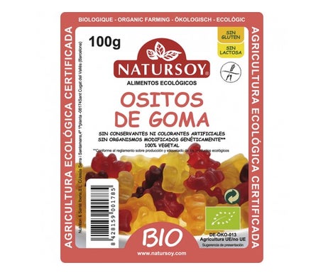 Natursoy Gominolas Ositos Eco 100g | Natural Doctor