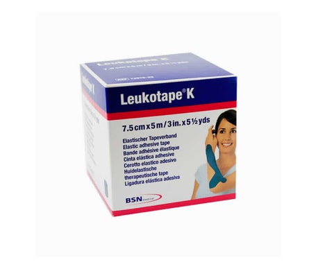 BSN Medical Leukotape K 7.5 cm x 5 m blue (5 pcs.) - Vendas y apósitos