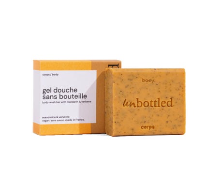Unbottled Gel Douche Sans Bouteille Mandarine & Verveine 110g