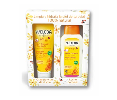 Compra Weleda Baby Pack Calendula Hidratacion: Leche Corporal + Crema  Facial a precio de oferta