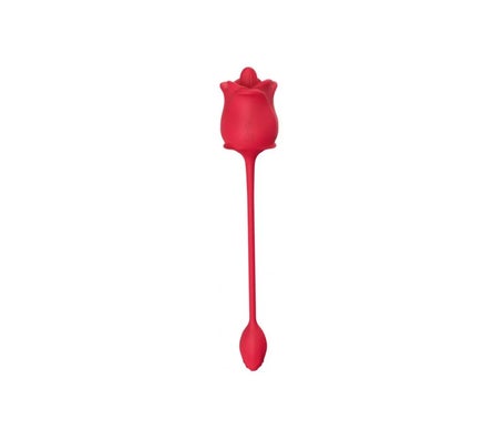 Armony Rosa 2 en 1 Estimulador Succión Vibrador 10 Modos Rojo 1ud