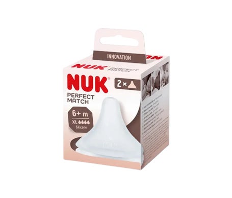 Nuk Perfect Match Tetina Silicona +6M XL 2uds