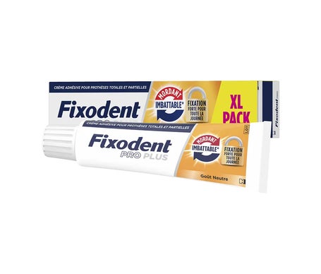 Fixodent Pro plus Crema Adhesiva Prótesis Dentales 57g