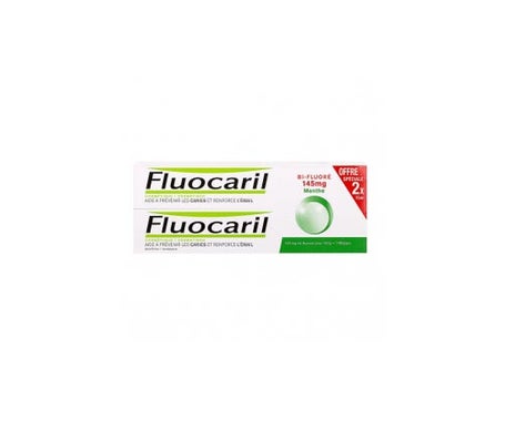 Fluocaril Bi Fluore 145 Mg Juego de 2 Tubos de 75 Ml Obtenido Menta