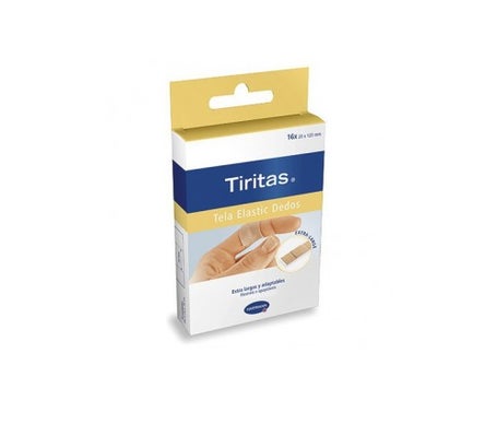 Tiritas Tela Elastic Large 16 U