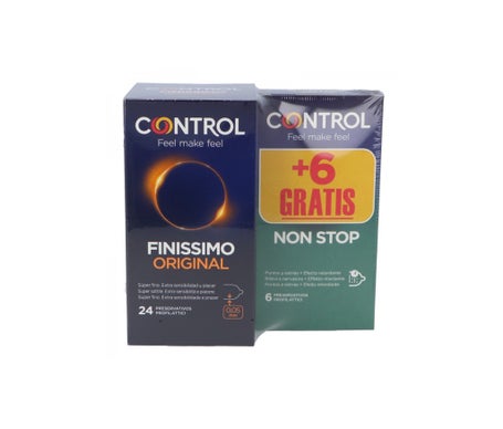 Control Pack Preservativos Finissimo + Non Stop