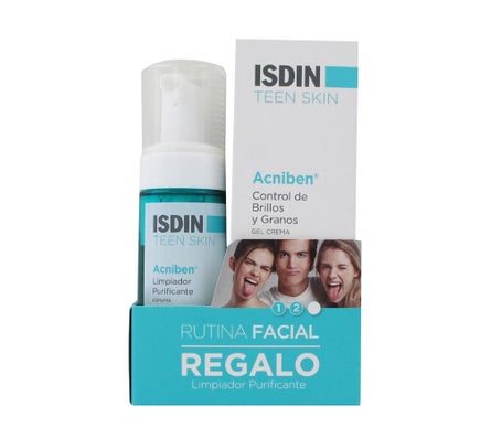Isdin Teen Skin Acniben Gel Crema + Limpiador Purificante