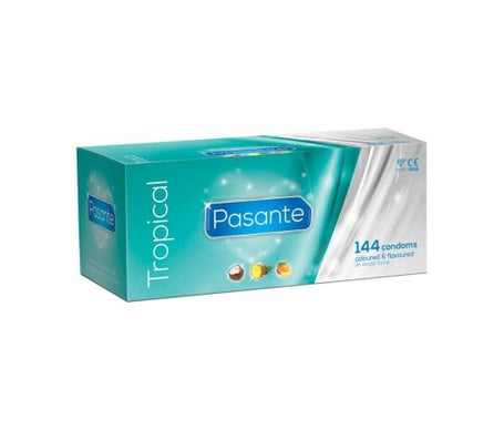 Pasante Preservativos Sabores Tropicales 144uds