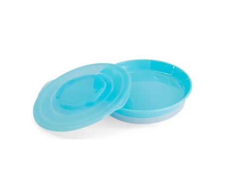 Twistshake Plato Pastel Azul +6 Meses 1ud