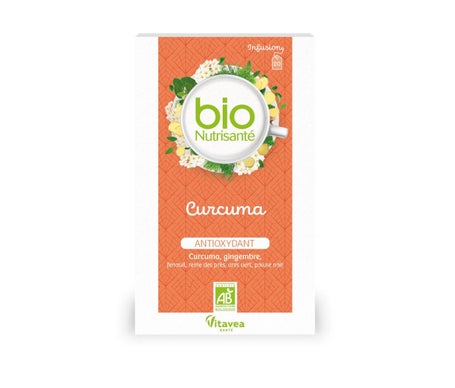 Nutrisanté Infusión Cúrcuma Antioxidante 20 Sobres