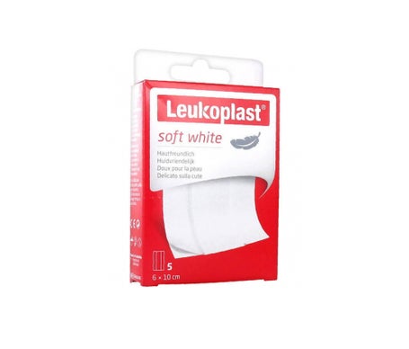 Leukoplast Soft Whit Pans 10X6Cm 5
