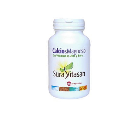 Sura Vitasan Calcio & Magnesio + D + K + Zinc + Boro 100Cáps
