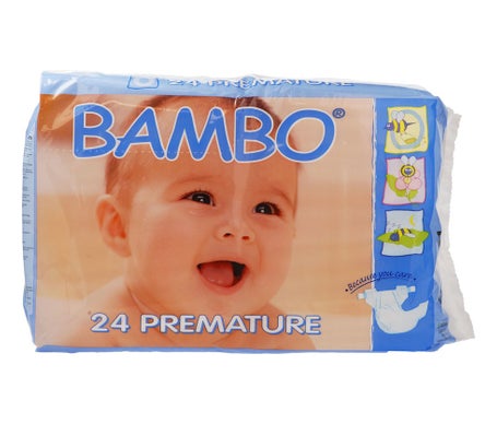 Bambo Nature Pañales Prematuro 0 1-3kg 24uds