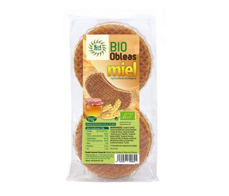 Solnatural Oblea con Miel Bio 175g