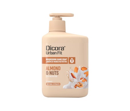 Dicora Urban Fit Jabón de Manos Vitamina B Almendra y Nuez 500ml