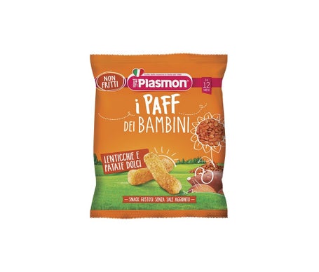 Plasmon Paff Snack Lentejas Patata Dulce 15 g | Natural Doctor