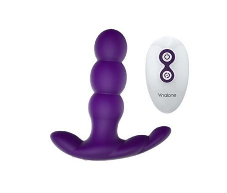 Nalone Pearl Vibrador Anal Control Remoto Púrpura 1ud