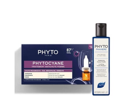 Phytocyane Kit Anticaída Progresiva Mujer + Champú 1ud