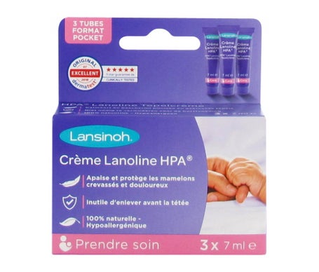 Lansinoh Crema Lanolina Hpa Pezones 3x7ml