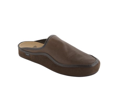 Scholl Brandy Pantufla Hombre Marrón Oscuro Talla 46 1 Par