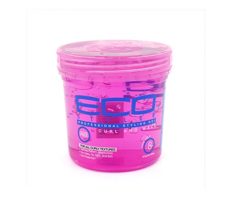 Eco Styler Curl Wave Gel Fijador Rosa Sin Alcohol Fuerte 473ml