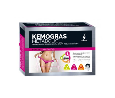 Novadiet Kemogras Metabolic 30 Cápsulas Vegetales