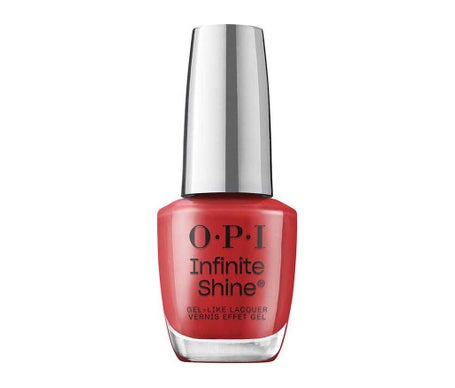 Opi Infinite Shine Larga Duración Efecto Gel Big Apple Red 15ml
