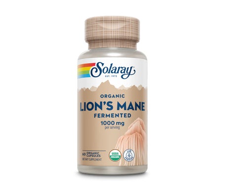 Solaray Melena de León Fermentada 1000mg 60caps