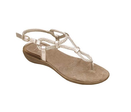 Scholl Sandalia Lumen Plata Talla 35 1par