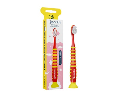 Nordics Cepillo Dental Niños 10.500 Cohete Rojo 1ud