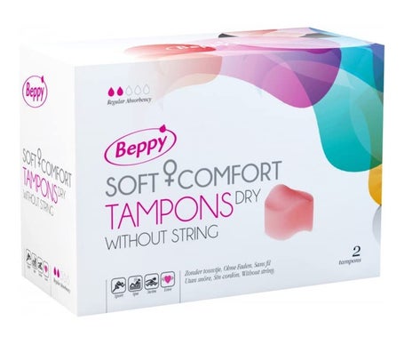 Beppy Tampones Secos Soft Comfort sin Tiras 2uds