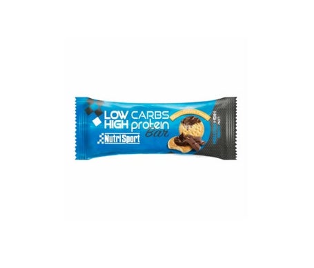 Barritas Low Carbs Nutrisport Exp. + 16 Und. - Chocolate-Galleta