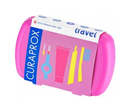 Curaprox Travel Set Caja Rosa