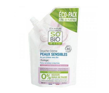 So Bio Etic Recarga Gel Ducha Piel Sensible Protector 650ml