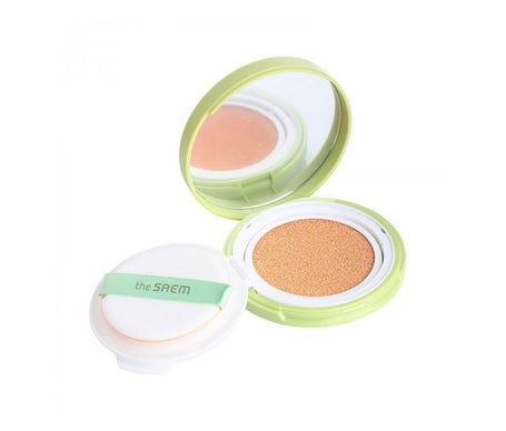 The Saem Base de Maquillaje Cushion Jeju Fresh Aloe Cooling 12g