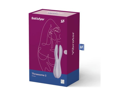 Vibrador SATISFYER Threesome 2 - Violeta